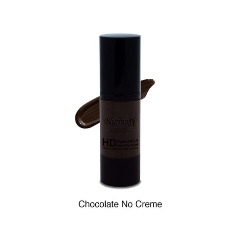 HD Chocolate No Creme Foundation with natural extracts for flawless skin